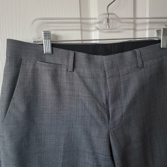 Express Photographer Fitted Suit Mens 42R Jacket 36W x 29.5L Flat Front Pants - Picture 12 of 16